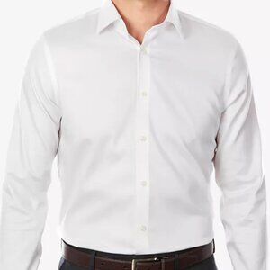 Bundle of 3 -Michael Kors Men’s White Dress Shirt Slim Fit – NWT – 16.5 34/35